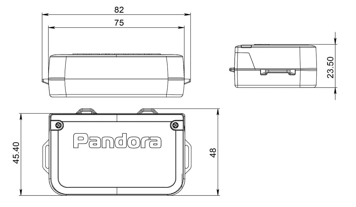 Bluetooth-модуль обхода штатного иммобилайзера Pandora DI-04